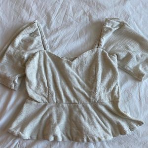 Anthropologie Peplum Top